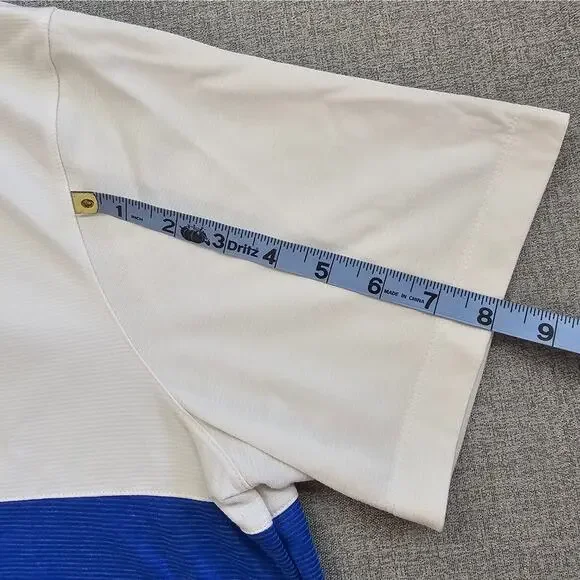 Florida Gators Air Jordan Polo Shirt Mens XL White Blue Football Golf Jumpman - Picture 15 of 16